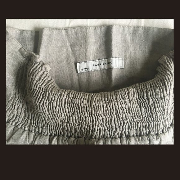 Zara linen skirt size S. - Picture 2 of 2